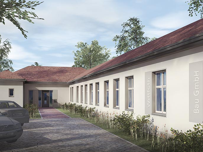 Das Foto zeigt eine Architektenzeichnung zum aktuellen Projekt H12 Wittfoth Architelkten Büro in Potsdam dass von Wittfoth Bauträger Berlin und Brandenburg betreut wird.